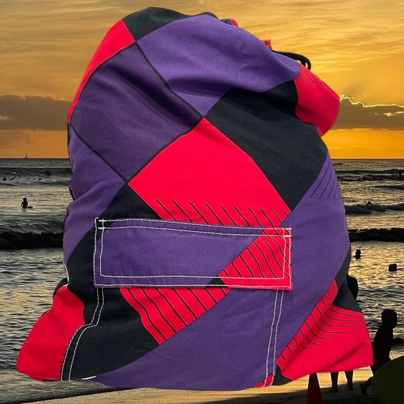 Board Short Pouch Bag Handbag Tote Hobo Satchel Surfing Beach Handmade 1 of 1 - Picture 1 of 10